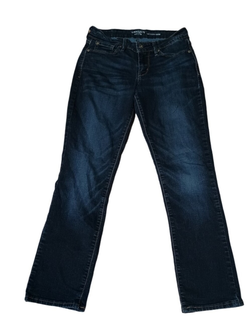 Levi's Dark Wash Women's Straight Leg Jeans - Unknown Brand
